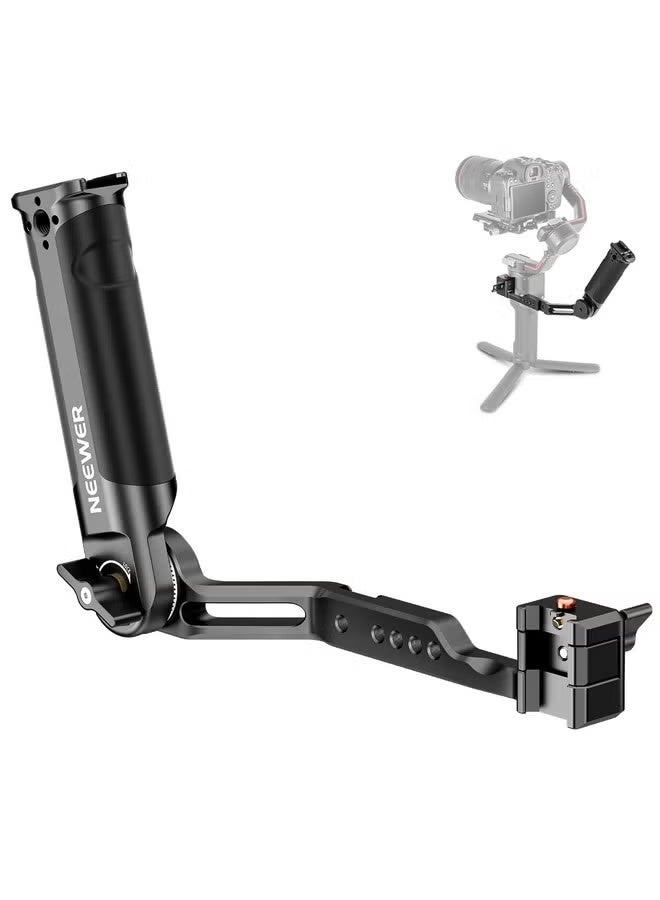 نيوير مقبض حزام قابل للتعديل من NEEWER متوافق مع DJI Ronin RS4 RS3 Mini RS 3 Pro RS 2 RSC 2 مثبت جيمبال للتصوير بزاوية منخفضة، أقصى حمولة 13.2 رطل، ST49 - Image 1